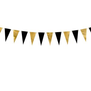 Auksinė juoda girlianda