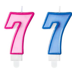 Žvakutė skaičius "7"