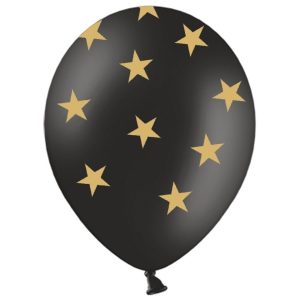 Balionas su auksinėmis žvaigždutėmis