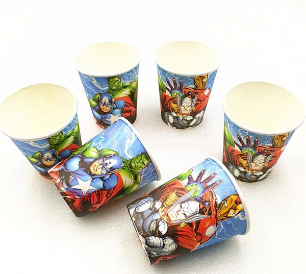 Indų rinkinys AVENGERS 1 avenger puodeliai Indų rinkinys AVENGERS