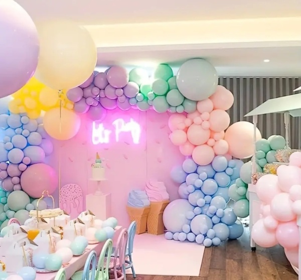 balionu rinkinys spalvotas 1 Balionų rinkinys "Spalvos"