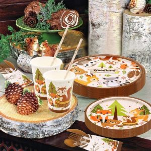 Stalo dekoracijų rinkinys "Miško žvėreliai"