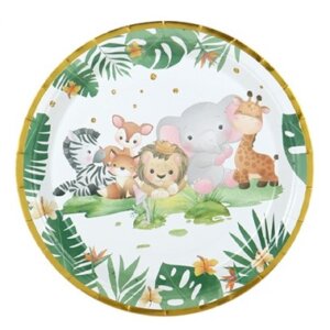 Vienkartinės lėkštutės "Džiunglės"
