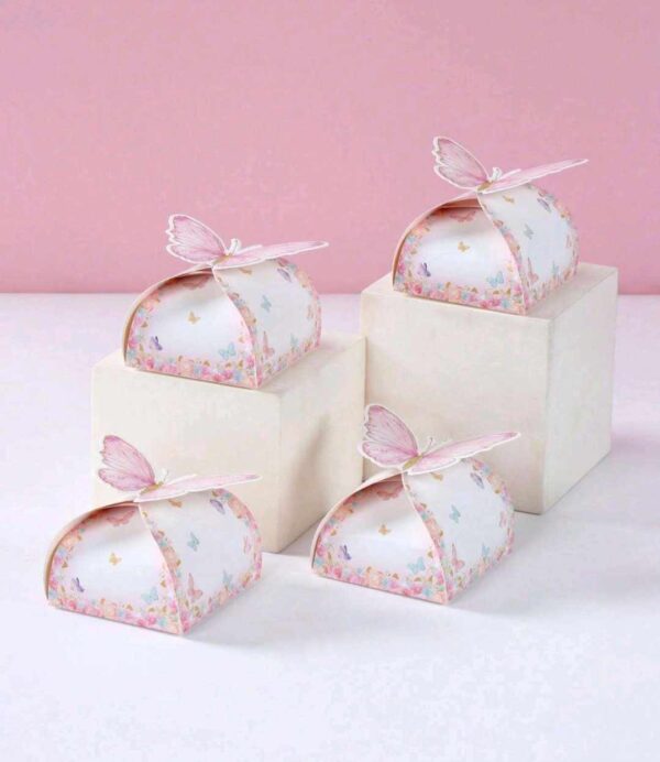 dezute drugeliai 1 Mini dėžutės Jūsų mini dovanėlėms (12vnt.)