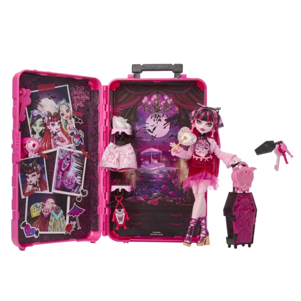 display 1 „Monster High Skulltimate Secrets: Gore-geous Oasis“ lėlė Draculaura su aksesuarais